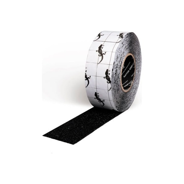 Top Tape And Label Gator Grip Coarse Grit Anti-Slip Tape, Black, 2"W x 50'L Roll, SG6502B SG6502B - main